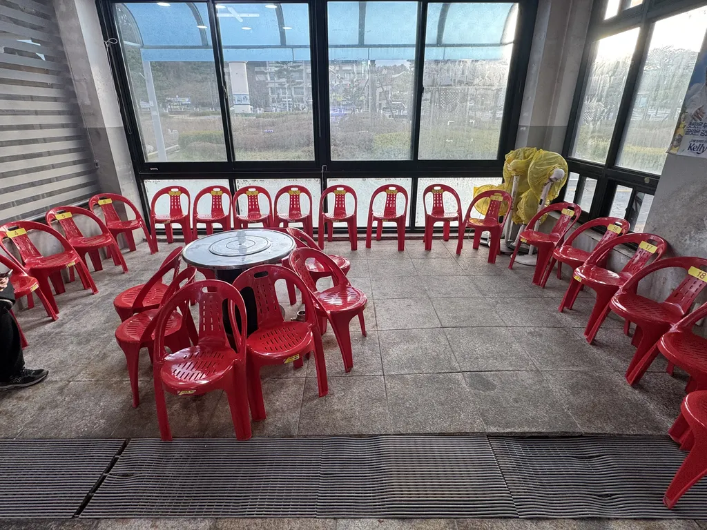 모녀가리비 대기 장소